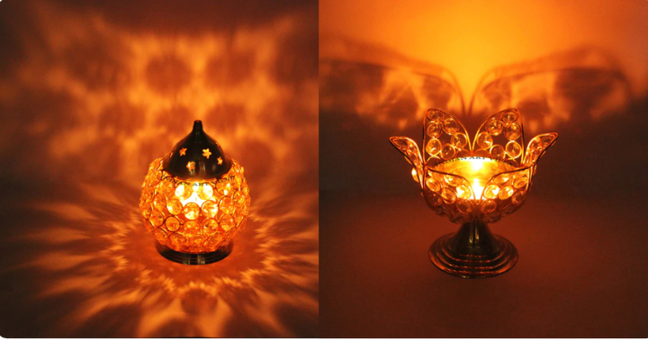 Kerala Style Diya Puja Lamp Handmade Brass Deepak Oil Lamp Deeva Temple  Decor