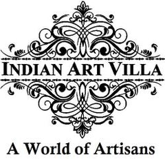 Buy INDIAN ART VILLA Brass Handmade Embossed Pooja Thali Set with perfect  Space & Raised Borders , Spiritual Item, 10.1 Online - Indian Art Villa