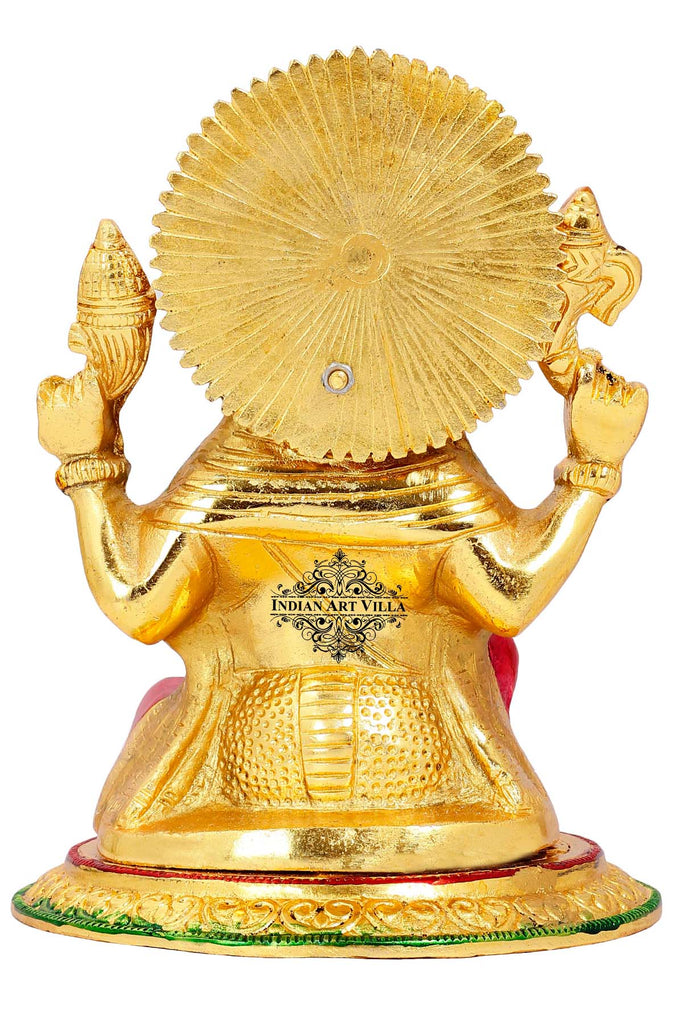 IndianArtVilla God Ganesha Reading Book Idol, Home Decore, Gift Item, Height:- 22.86 cm