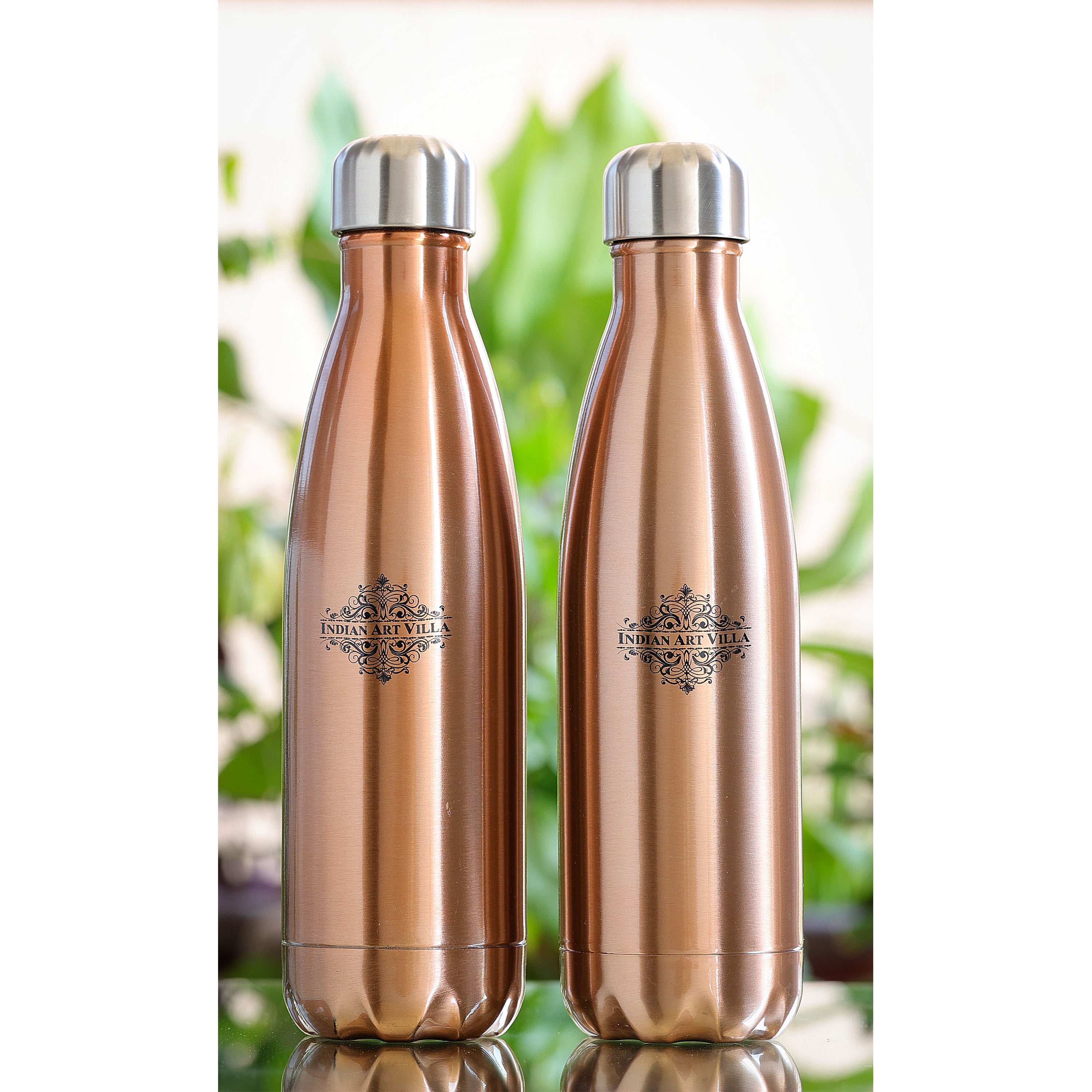 Buy Indian Art Villa Vaccum Insulated Steel Water Bottle, Thermos